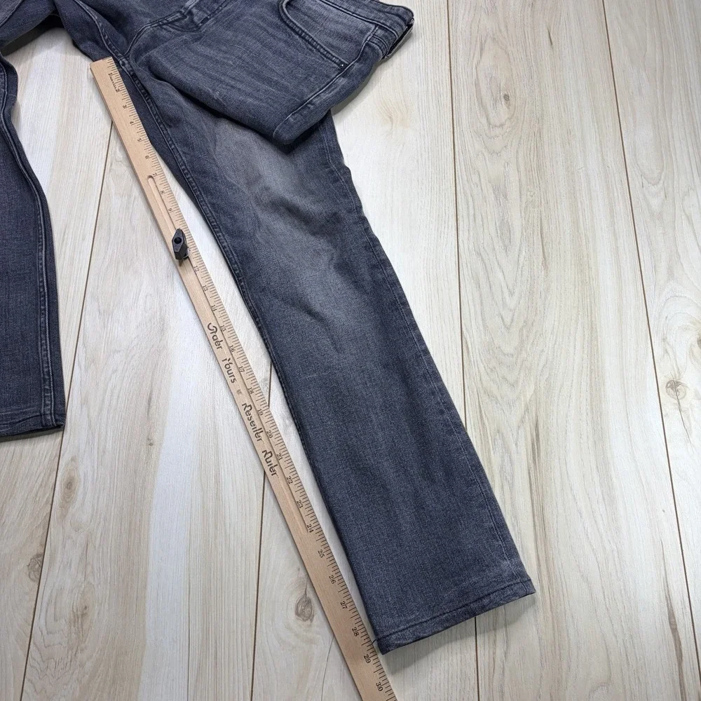 All Saints Jeans Mens 32x30 Faded Black Cigarette Skinny Stretch Denim Pants